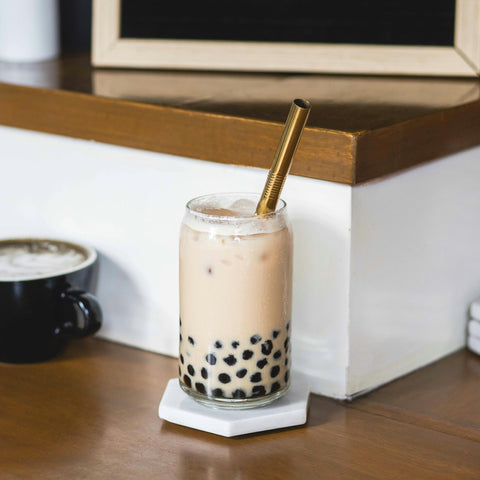 DIY Tea Jelly Pearls Bubble Tea at Home