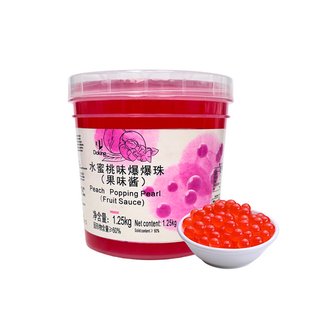 Popping Pearls | Peach Popping Pearls (1.25kg)