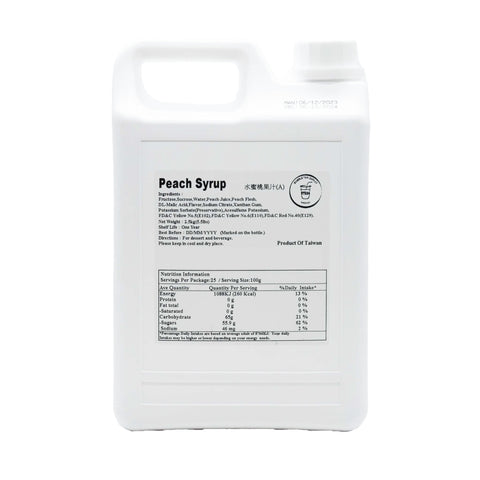 Juice Concentrate | Peach Flavoring Syrup (2.1L/2.5kg)