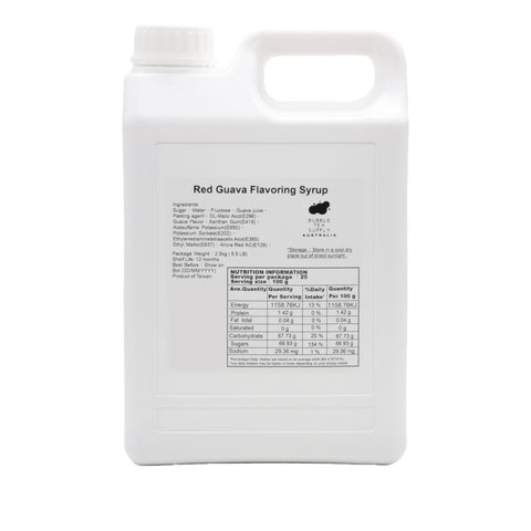 Juice Concentrate | Red Guava Flavoring Syrup (2.1L/2.5kg)
