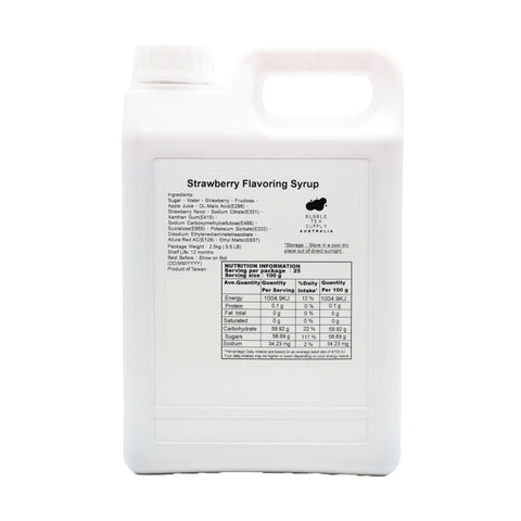 Juice Concentrate | Strawberry Flavoring Syrup (2.1L/2.5kg)