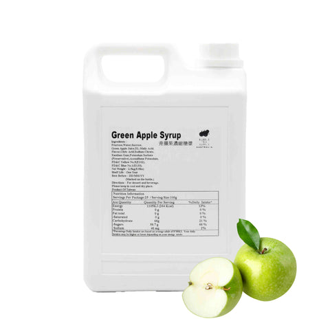 Green Apple Flavor Syrup (2.1 L)