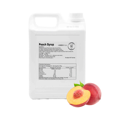 Peach Flavor Syrup (2.1 L)