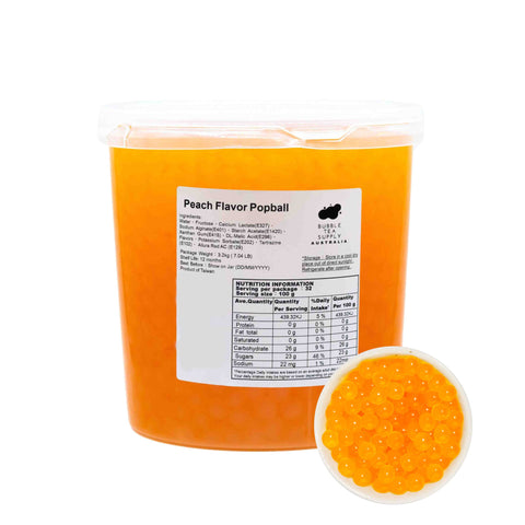 Peach Flavor Popping Boba (3.2kg)