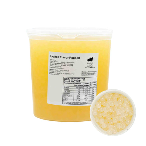 Lychee Flavor Popping Boba (3.2kg)