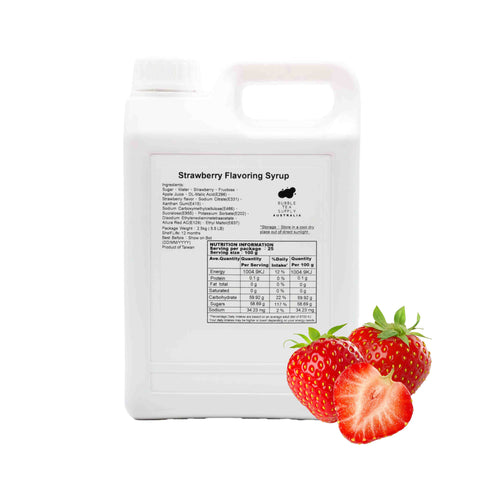 Strawberry Flavor Syrup (2.1L)