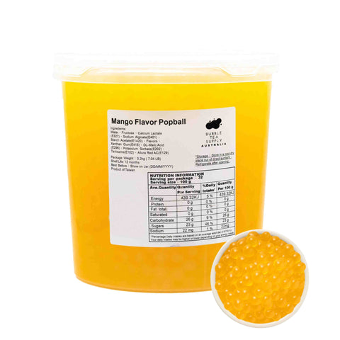 Mango Flavor Popping Boba (3kg)