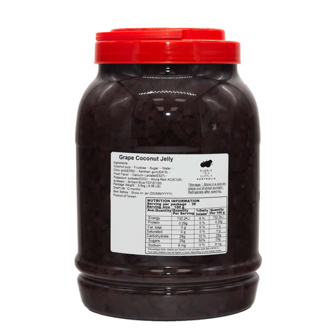 Grape Nata de Coco Jelly 3.85kg/btl      4 btls/ctn