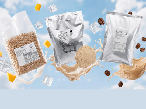 Classic Milk Tea Bundle: tapioca boba pearls with 3-in-1 and Hong Kong style milk tea powder