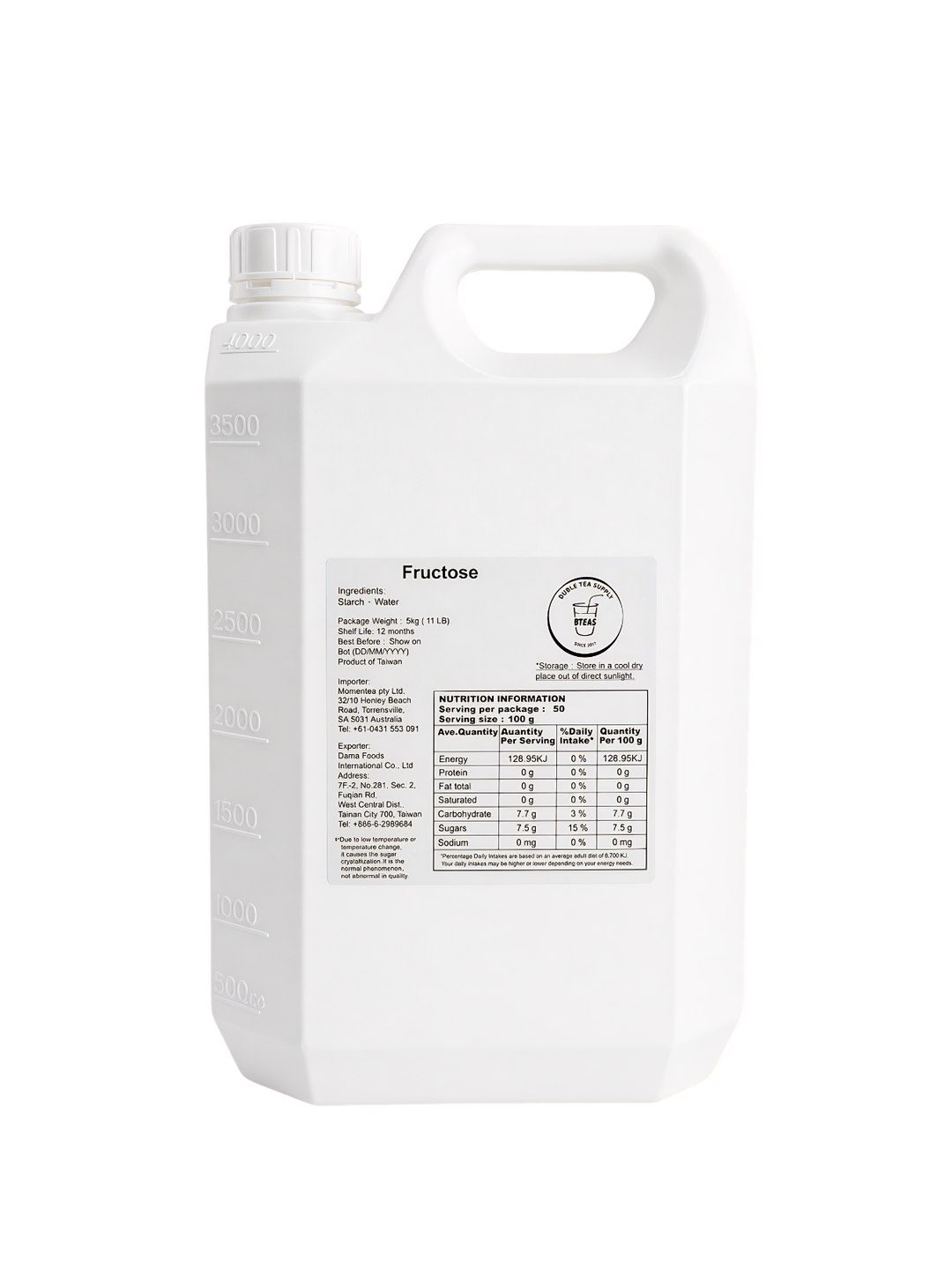 Fructose Syrup for Bubble Tea | Wholesale AU