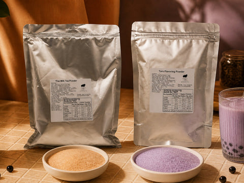 Milk Tea Powder Bundle: Thai milk tea powder and taro flavouring powder